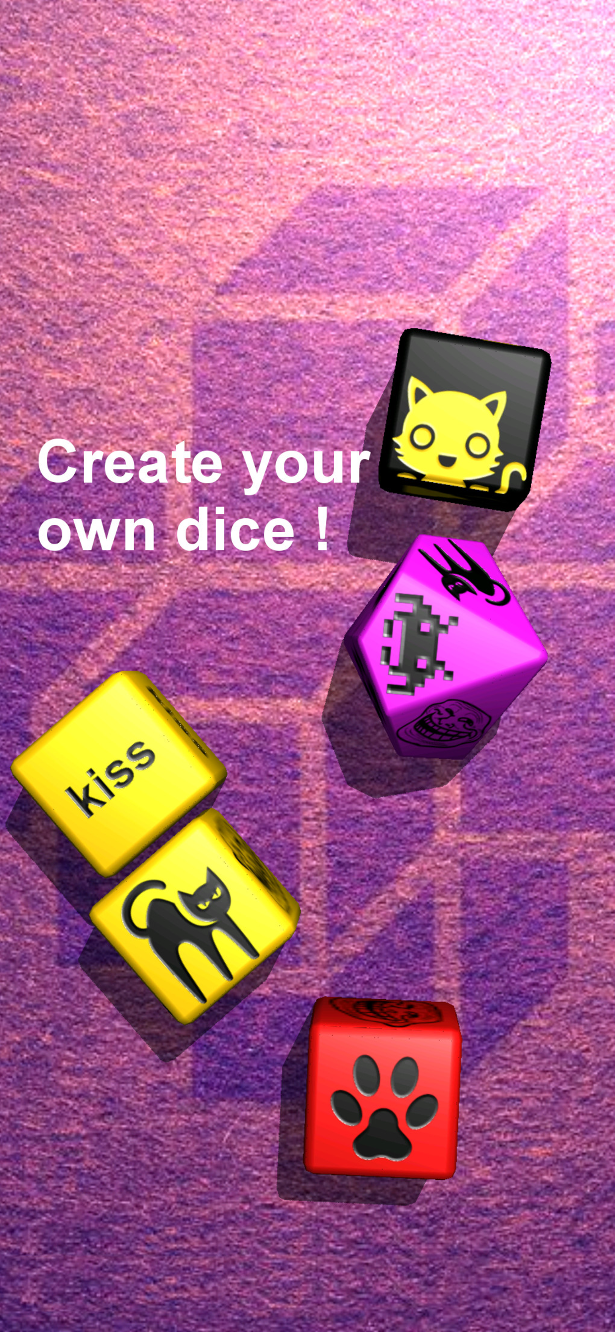Dice 3D 7pixels