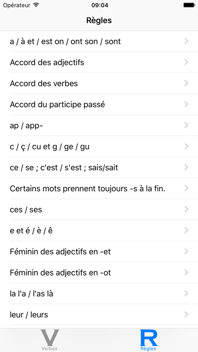 Screenshot #3 pour Conjugueur2