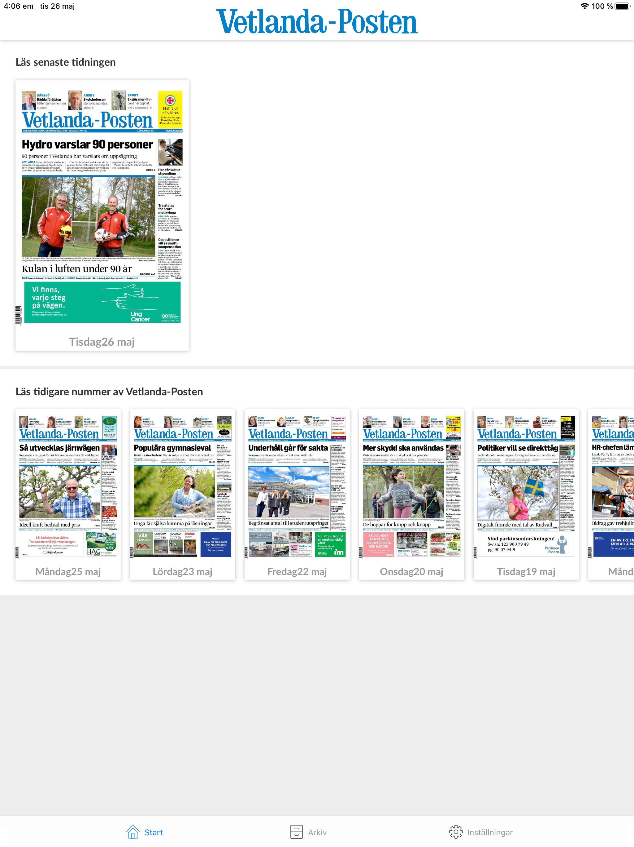 Vetlanda-Posten e-tidning