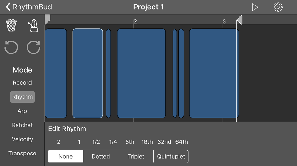 #3. RhythmBud - AUv3 MIDI FX (iOS) By: Cem Olcay