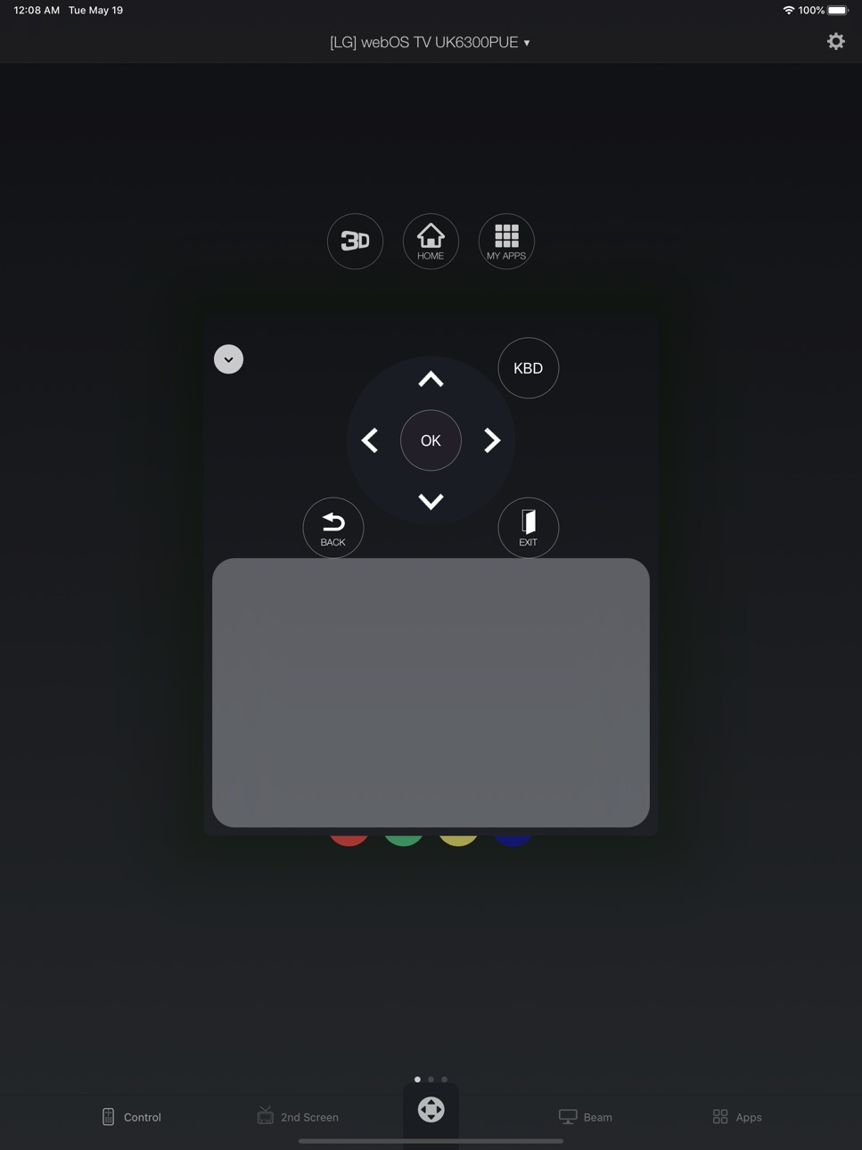 iPad screenshot