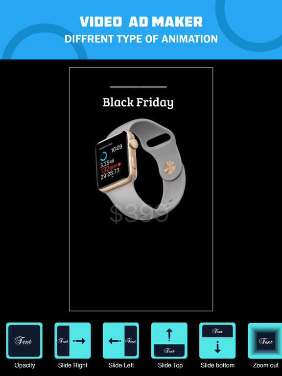 Marketing Video Ad Maker iPad screenshot 4 - Photo & Video app