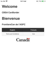 cbsa canborder iphone screenshot 1