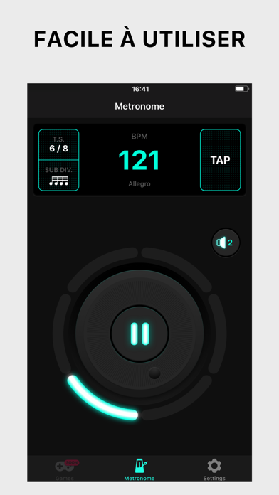 Screenshot #3 pour Métronome Pro - Beat et Tempo