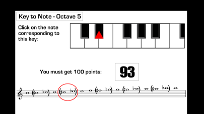 Piano Sheet Reading Screenshot