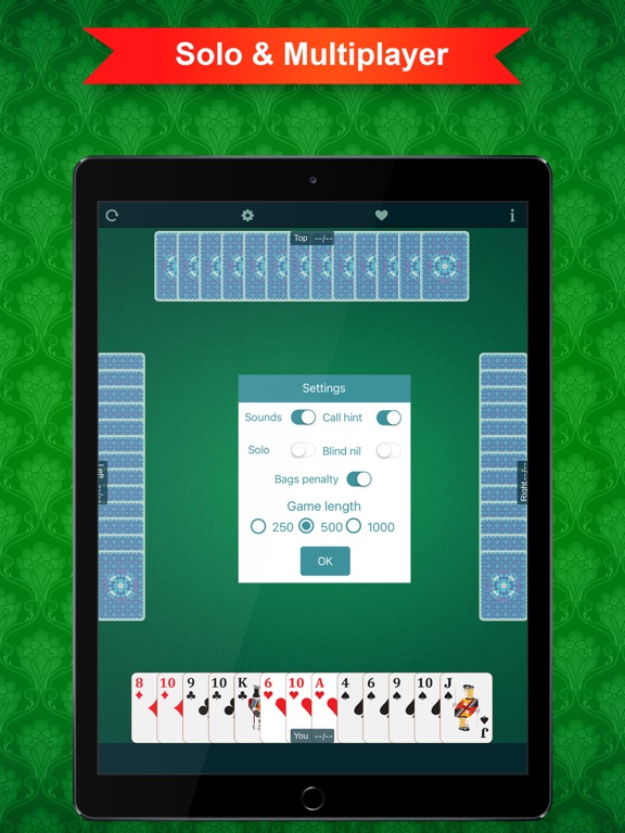 Screenshot #6 pour Spades - Card Game