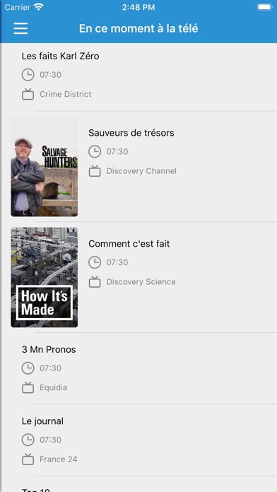 Screenshot #2 pour TV FR Programme - YuTV