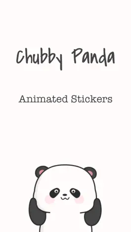 Game screenshot Chubby Panda Animated Stickers mod apk