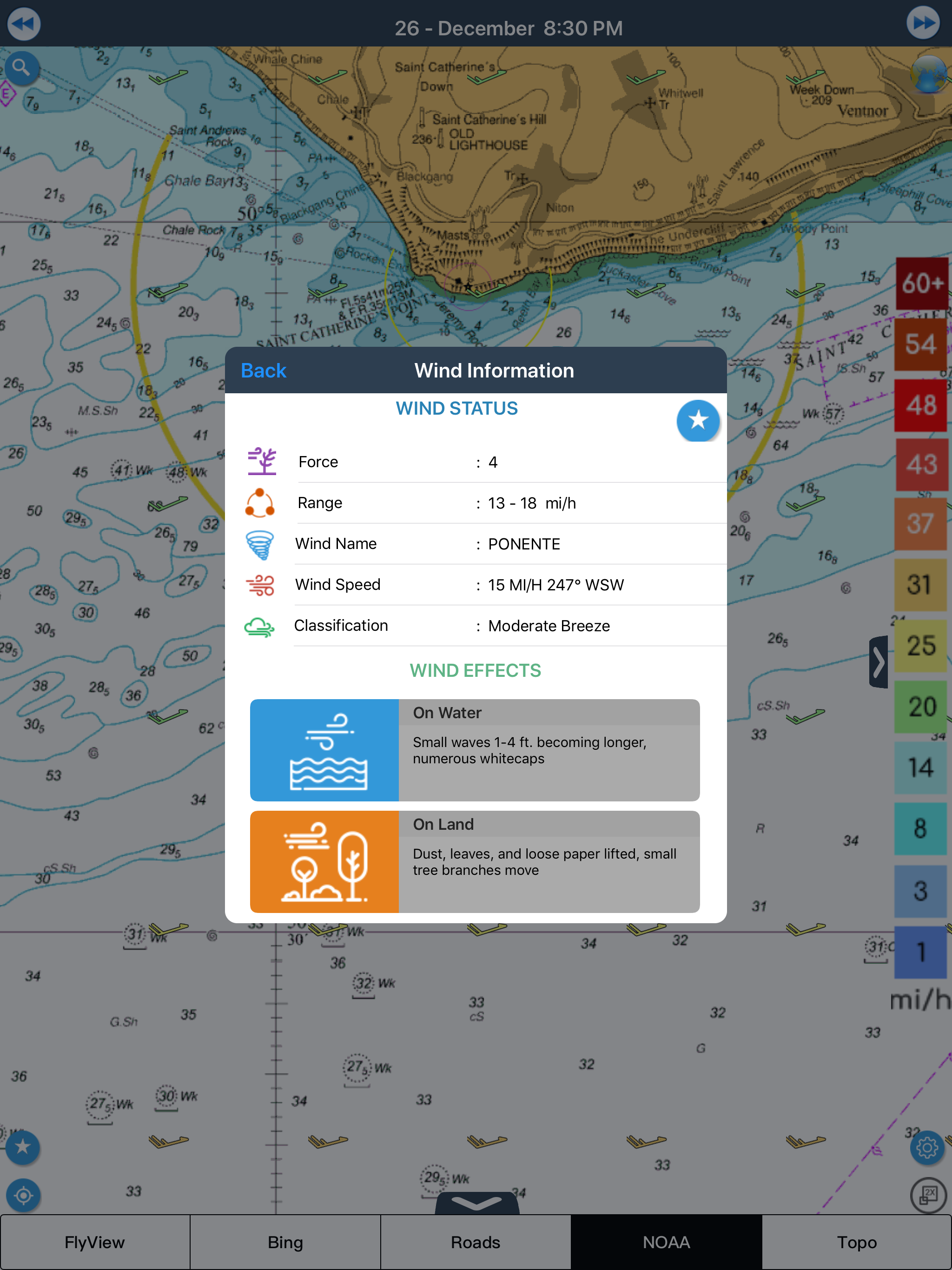 Wind forecast for Windgurus