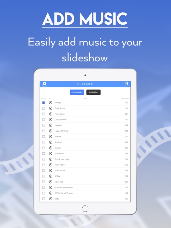 Screenshot #6 pour Slideshow Social - With Music