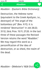 Bible Dictionary® screenshot
