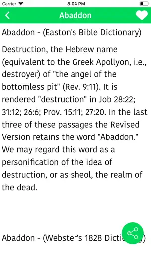 Bible Dictionary® iPhone Screenshot 3