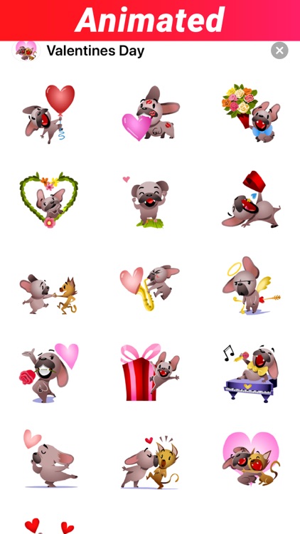 Valentines Day Stickers GIF IM
