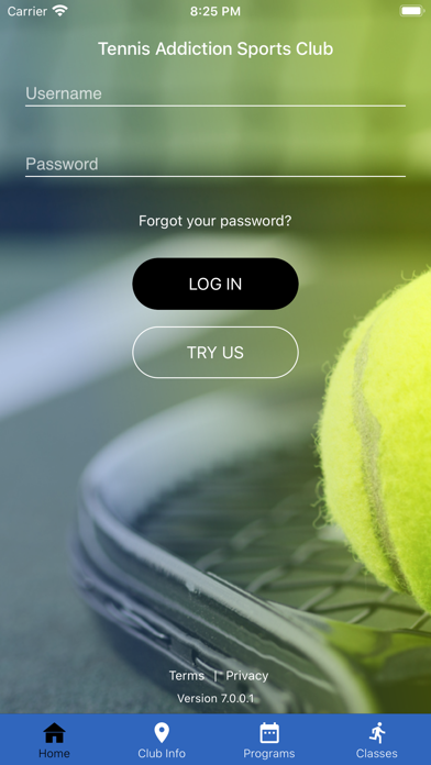 Tennis Addiction Sports Club Screenshot