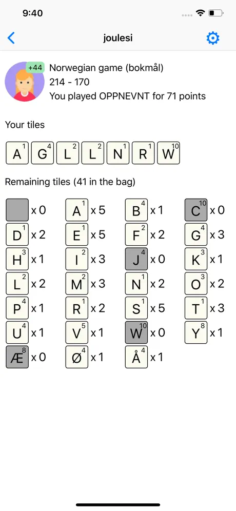 Wordfeud Tiles