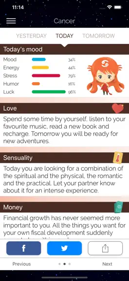 Game screenshot Cancer Horoscope Daily mod apk