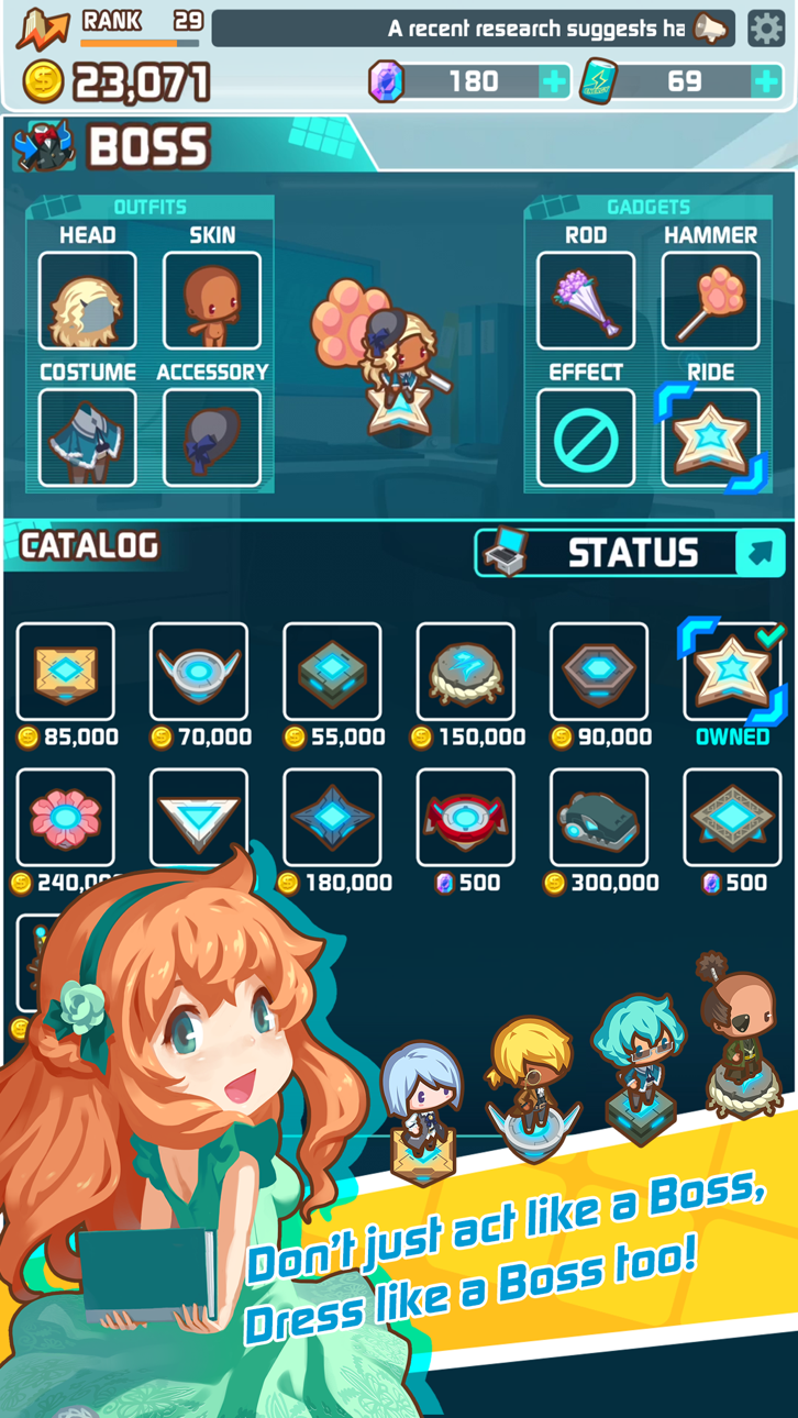 OH~! My Office - Boss Sim Game iOS Mod IPA screenshot 6 - iOS game interface