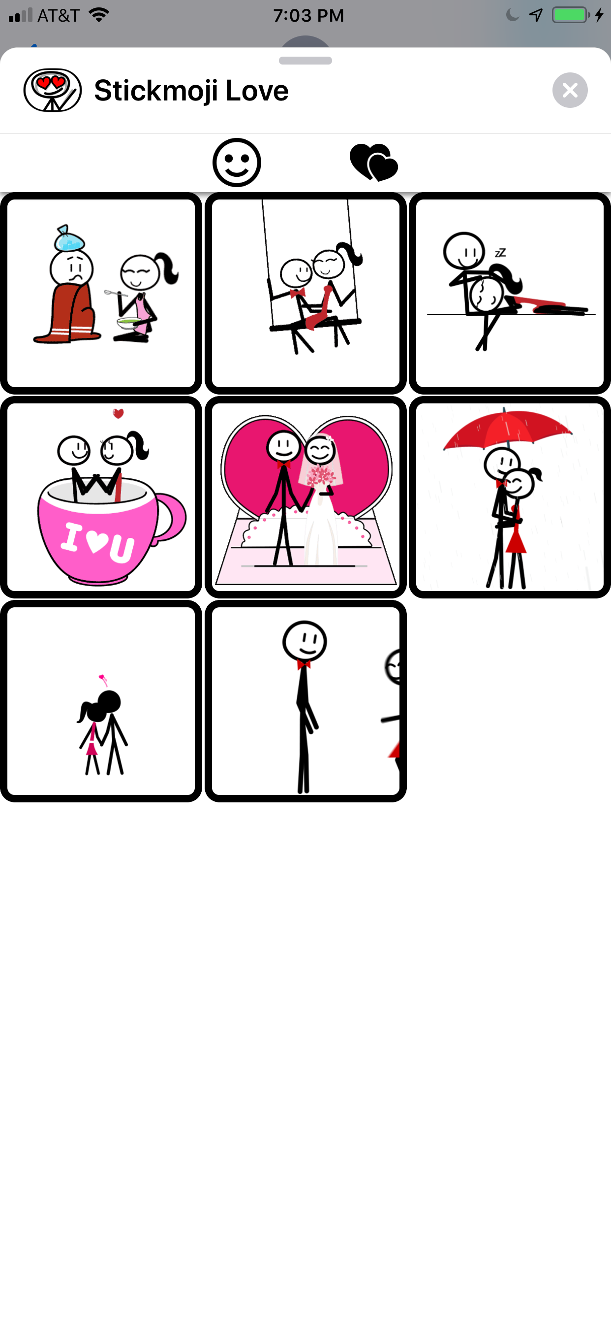 Stickmoji Cute Love Stickers