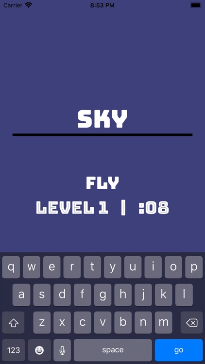 Word Sprint: Rhymes + Synonyms