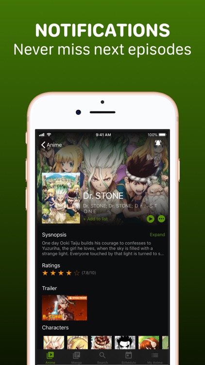 Anime apps: TV Shows & Movies