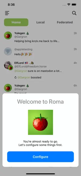 Game screenshot Roma for Pleroma and Mastodon apk