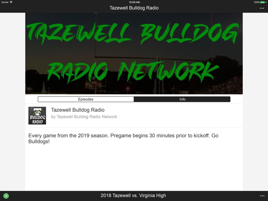 Screenshot #6 pour Tazewell Bulldog Radio Network