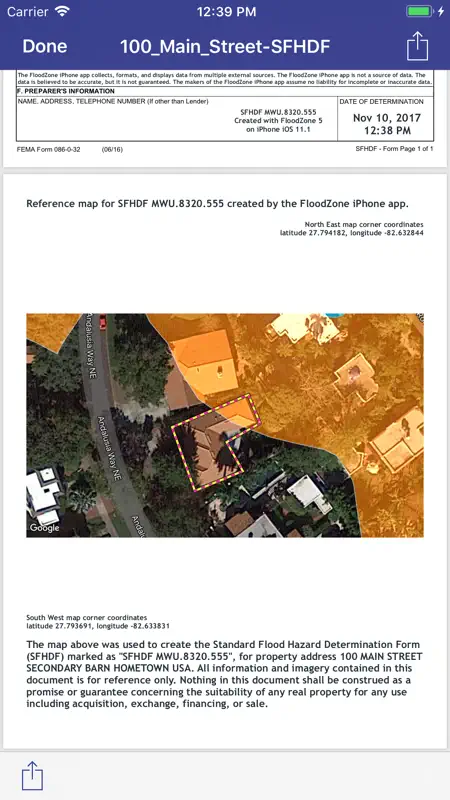 Flood Zone Map screenshot 4 of 5