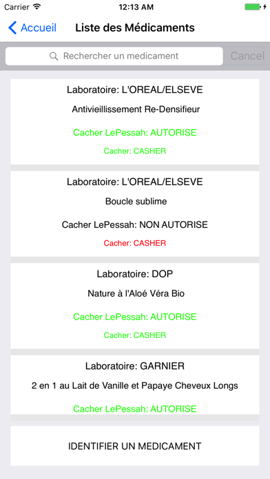 Infos Cacher Screenshot