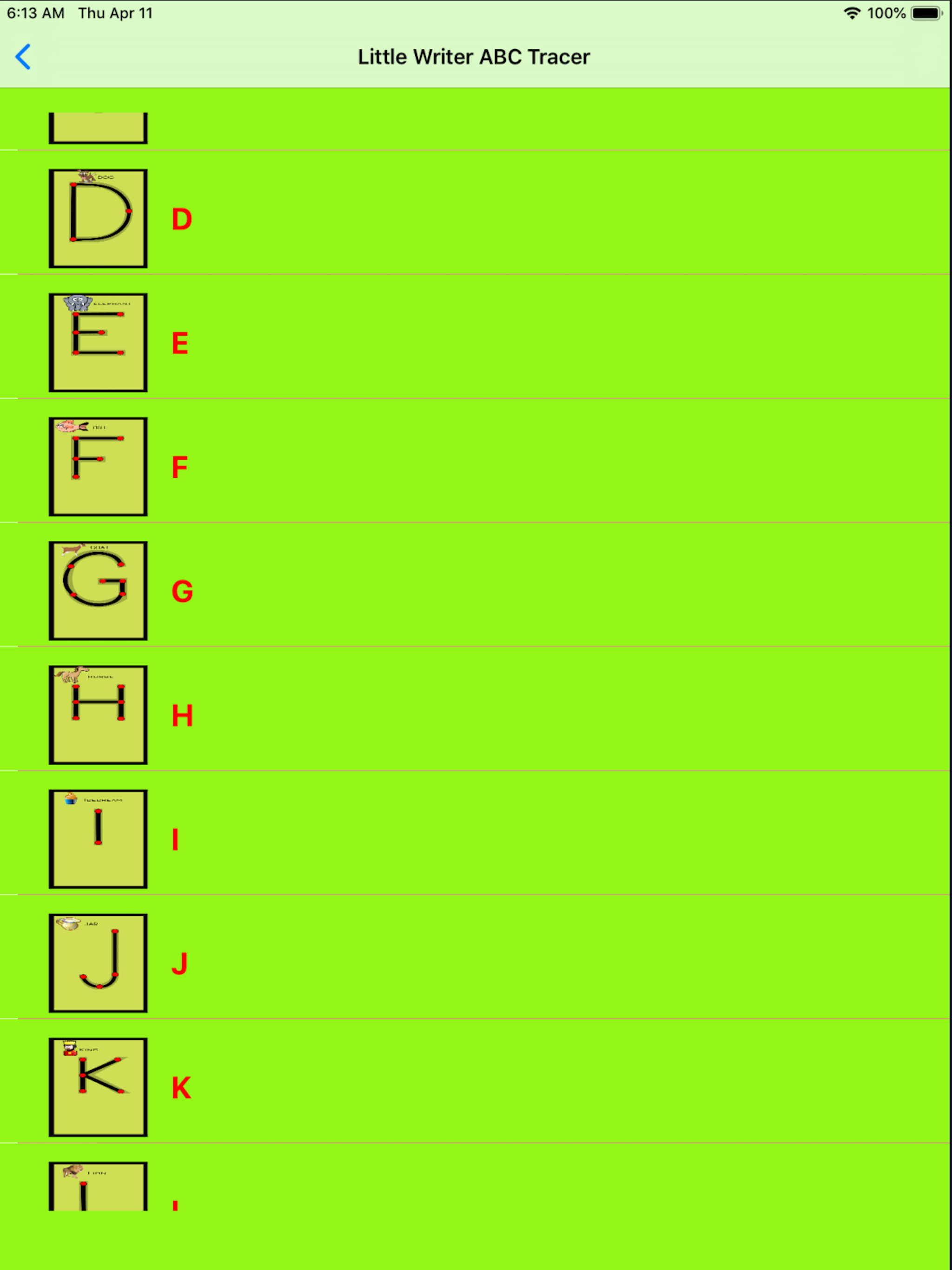 Little Writer The ABC Tracer screenshot 7