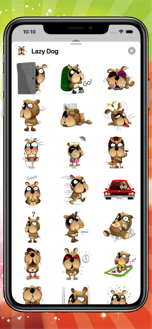 Lazy Dog Sticker(圖2)-速報App