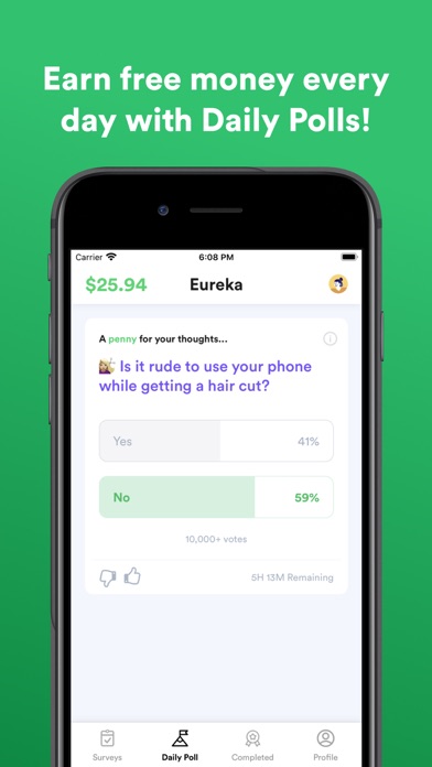 Eureka: Earn money for surveys screenshot 4