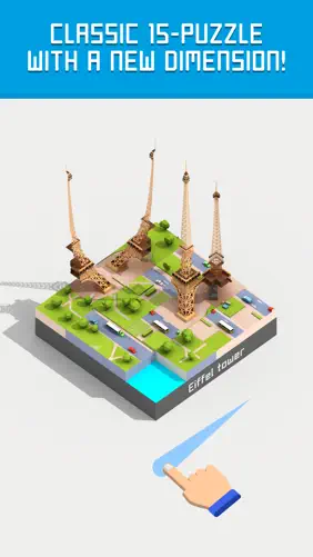 Fifteen: 3D & AR 15 puzzle screenshot 1