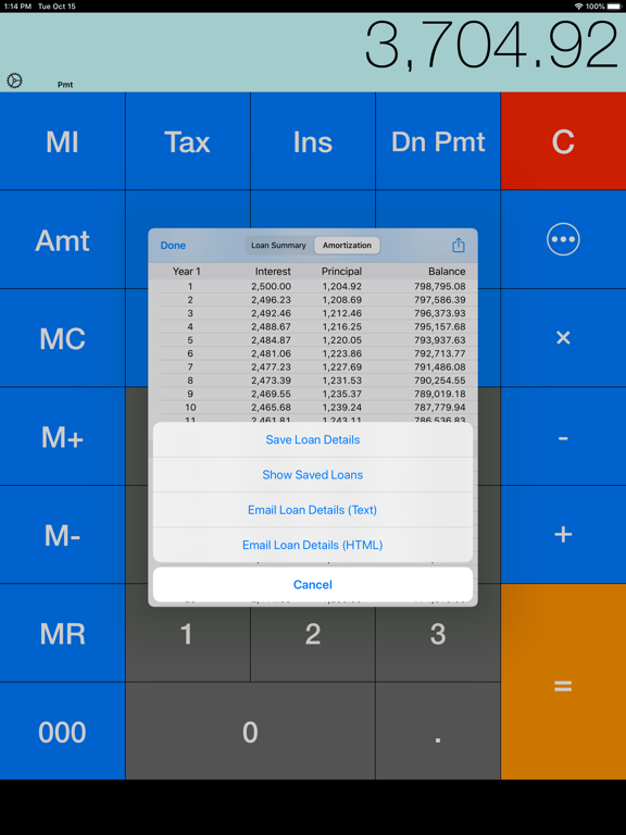 RECalc Free - Real Estate Mortgage Loan Calculator screenshot