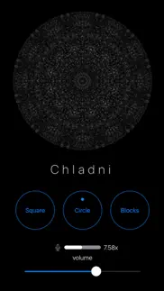 chladni screen iphone screenshot 2