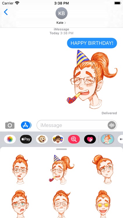 Sue Doe React Stickers screenshot-3
