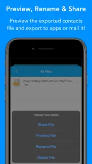 contacts to outlook csv file iphone screenshot 3