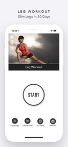 LegFit - Leg Workout Trainer screenshot #1 for iPhone