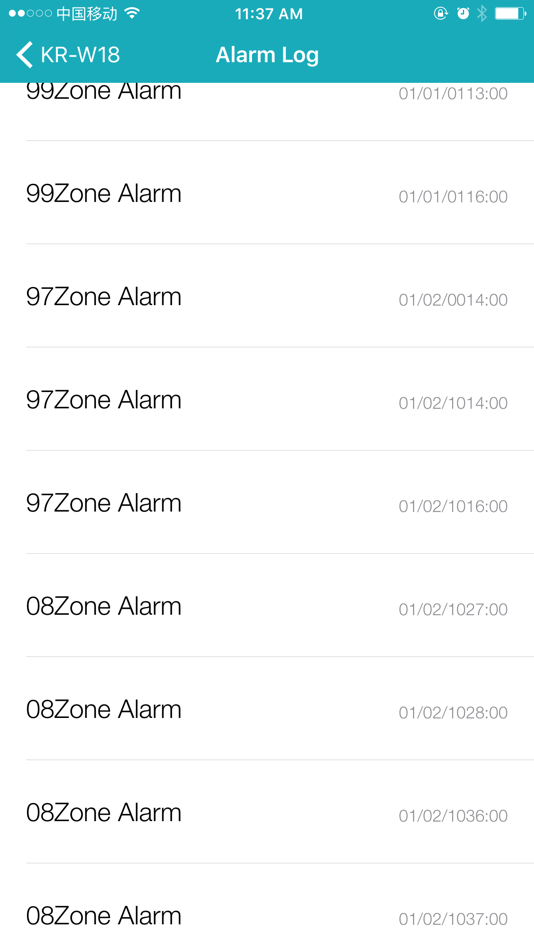 #4. W18 Alarm (iOS) Podle: 传林 方