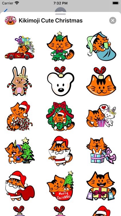 Kikimoji Cute Christmas