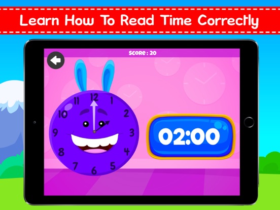 Screenshot #5 pour Telling Time For Kids + Clock