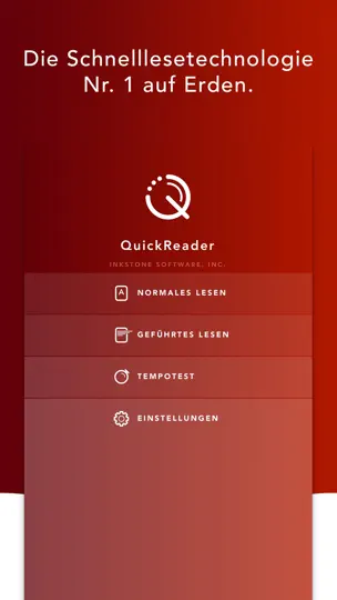 Screenshot von QuickReader - Schnelllesen auf dem iPhone 1