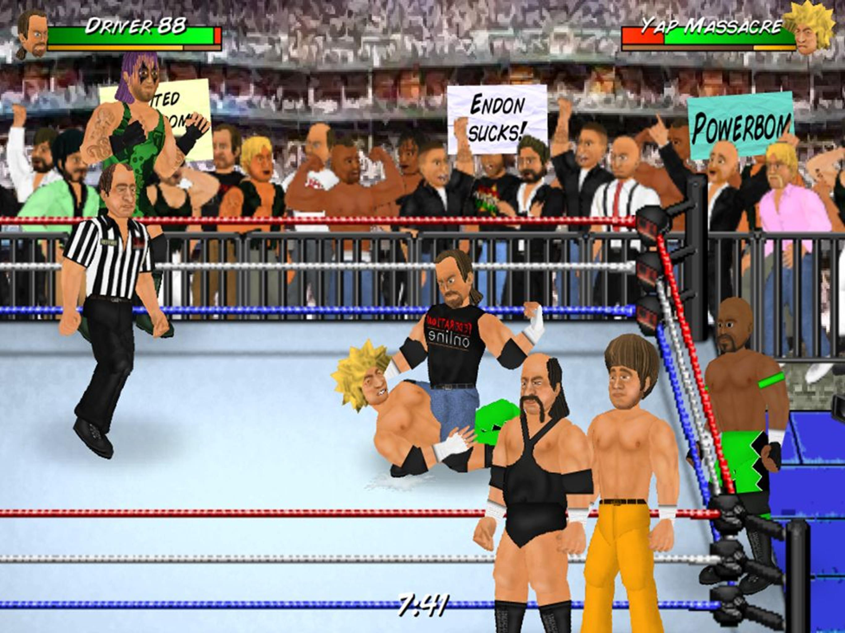 Wrestling Revolution HD screenshot 8
