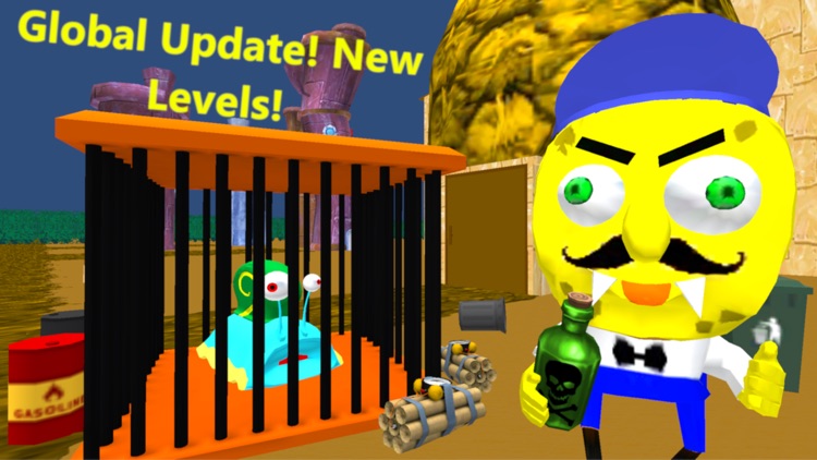 Sponge Neighbor Escape 3D