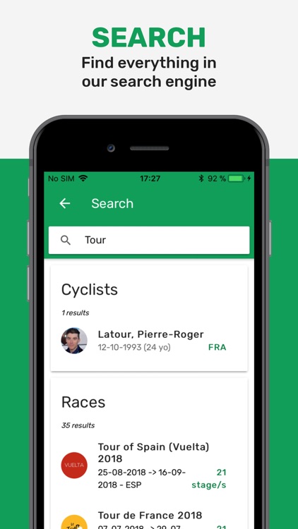 Cyclingoo: Cycling results screenshot-5