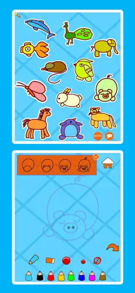 Game screenshot Painting animais games mod apk