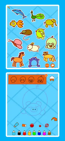 Game screenshot Aprenda a pintar animais mod apk