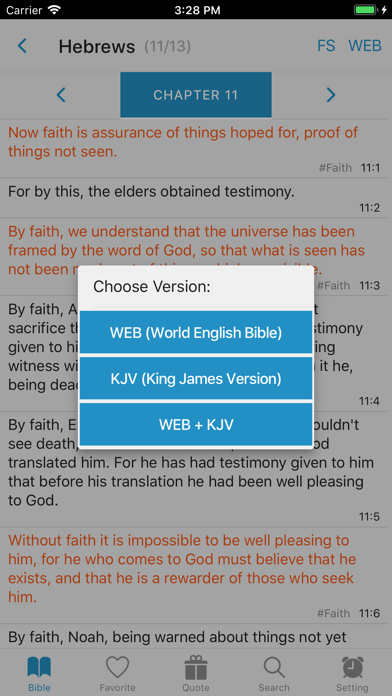 Holy Bible Easy Read Screenshot