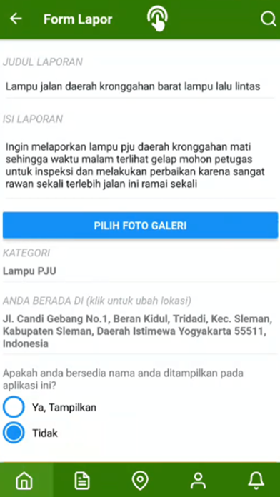 App screenshot