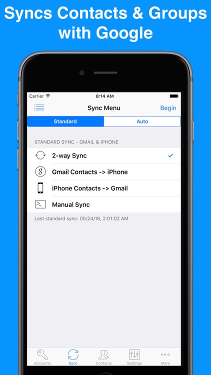 Contacts Sync Pro
