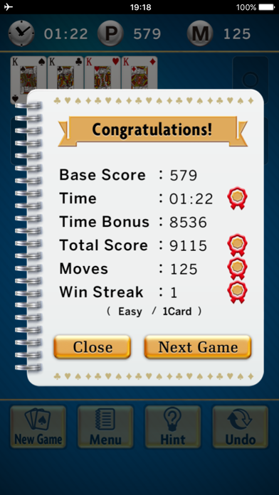 The Solitaire. Screenshot